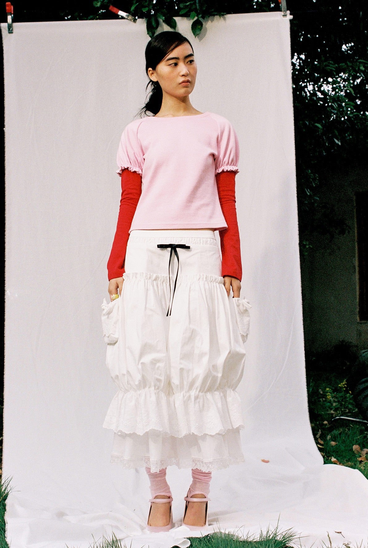 2-Layered Ballon Skirt
