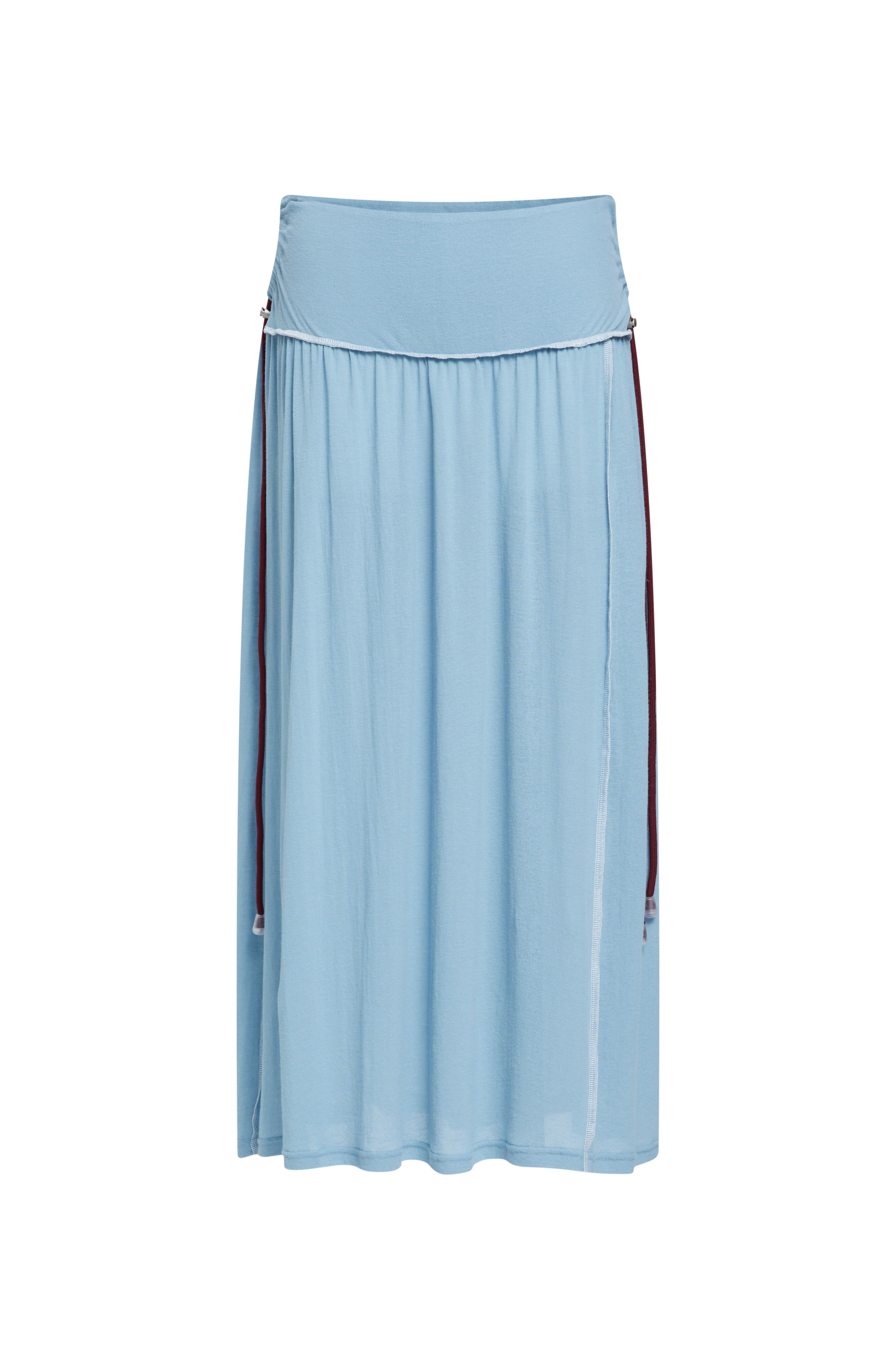 Drawstring Skirt - Blue