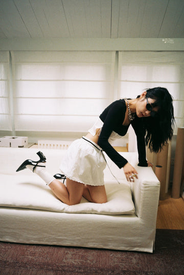 Lace Mini Skirt
