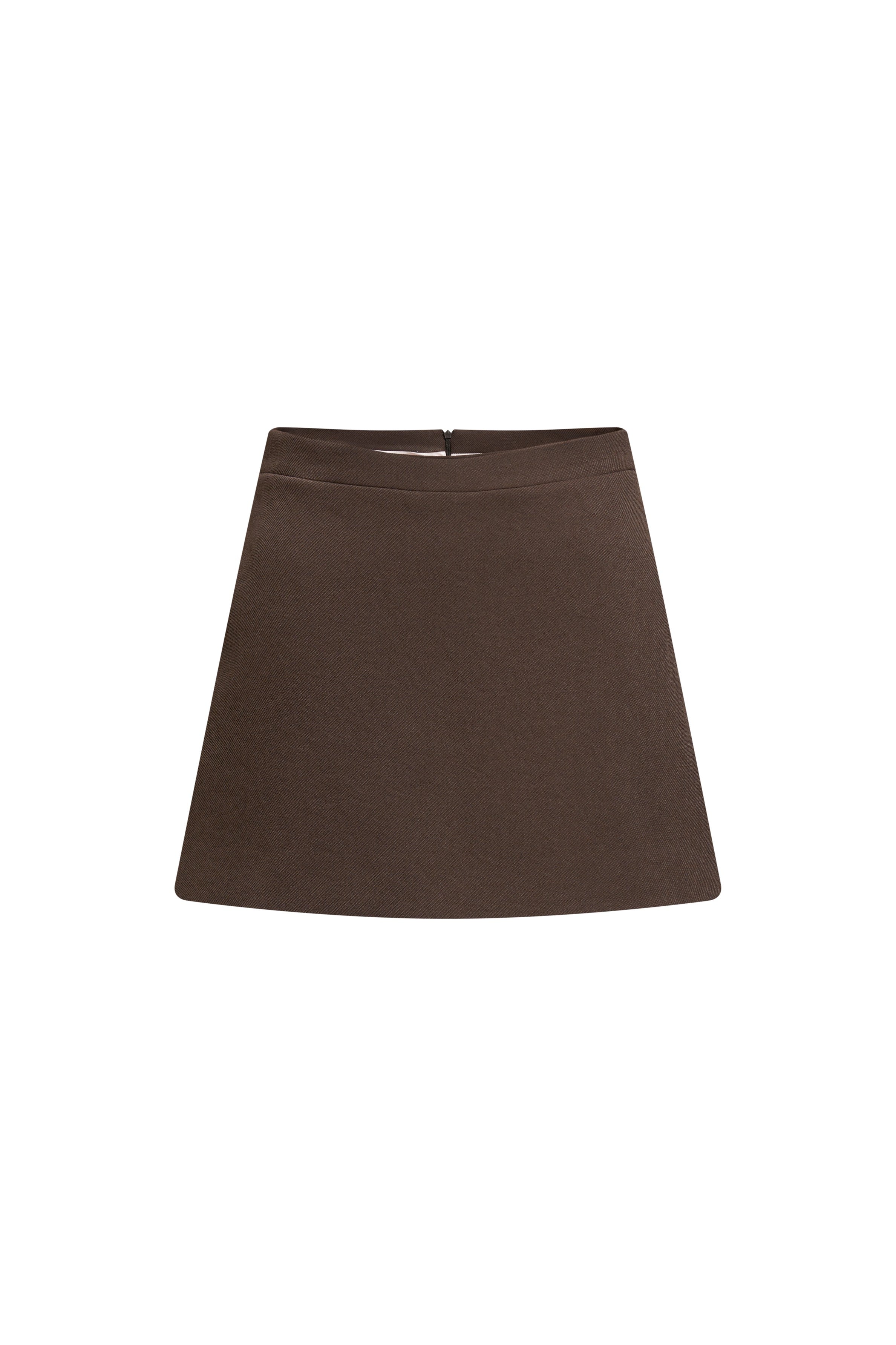 Mini Skirt-Brown
