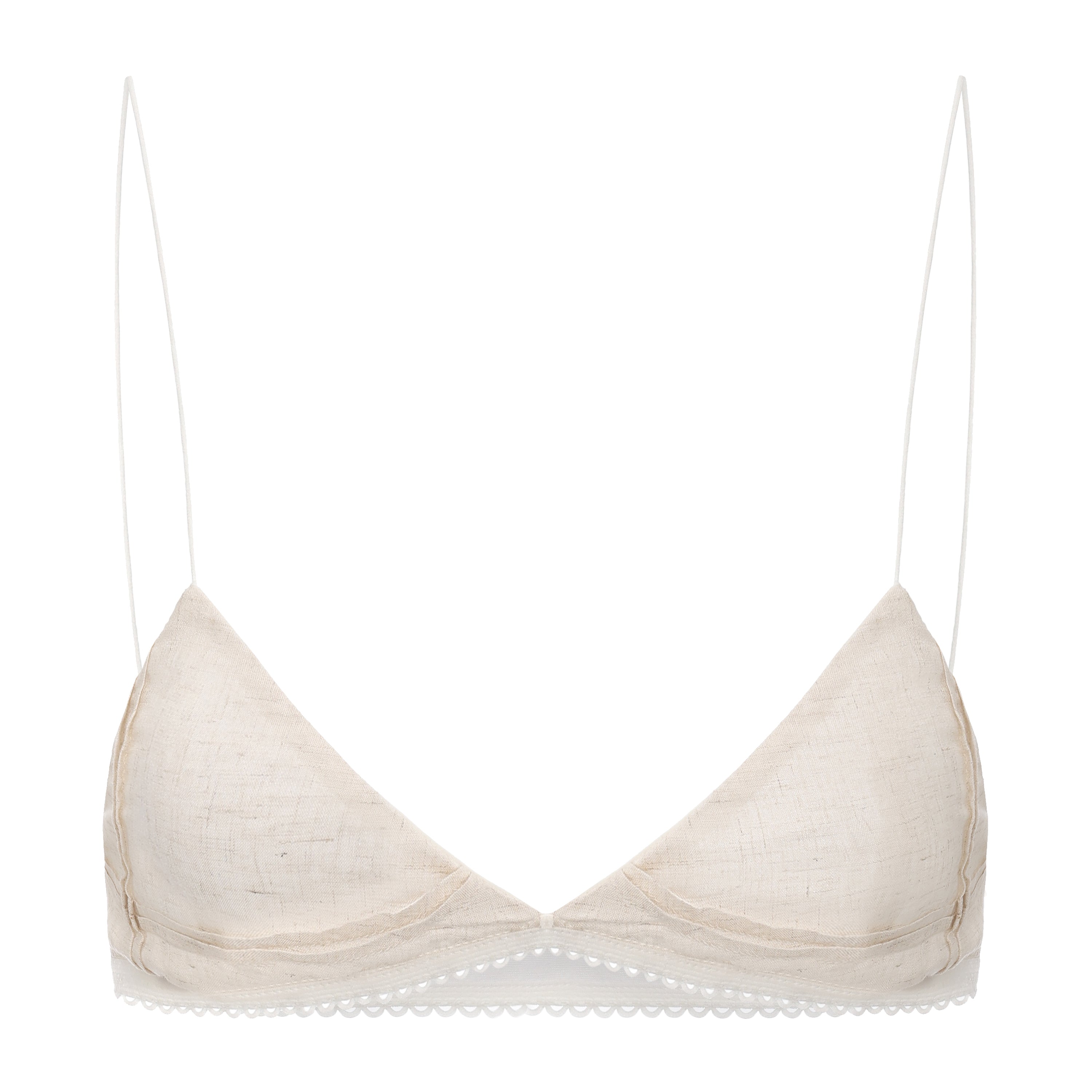 Triangular Pintuck Bralette