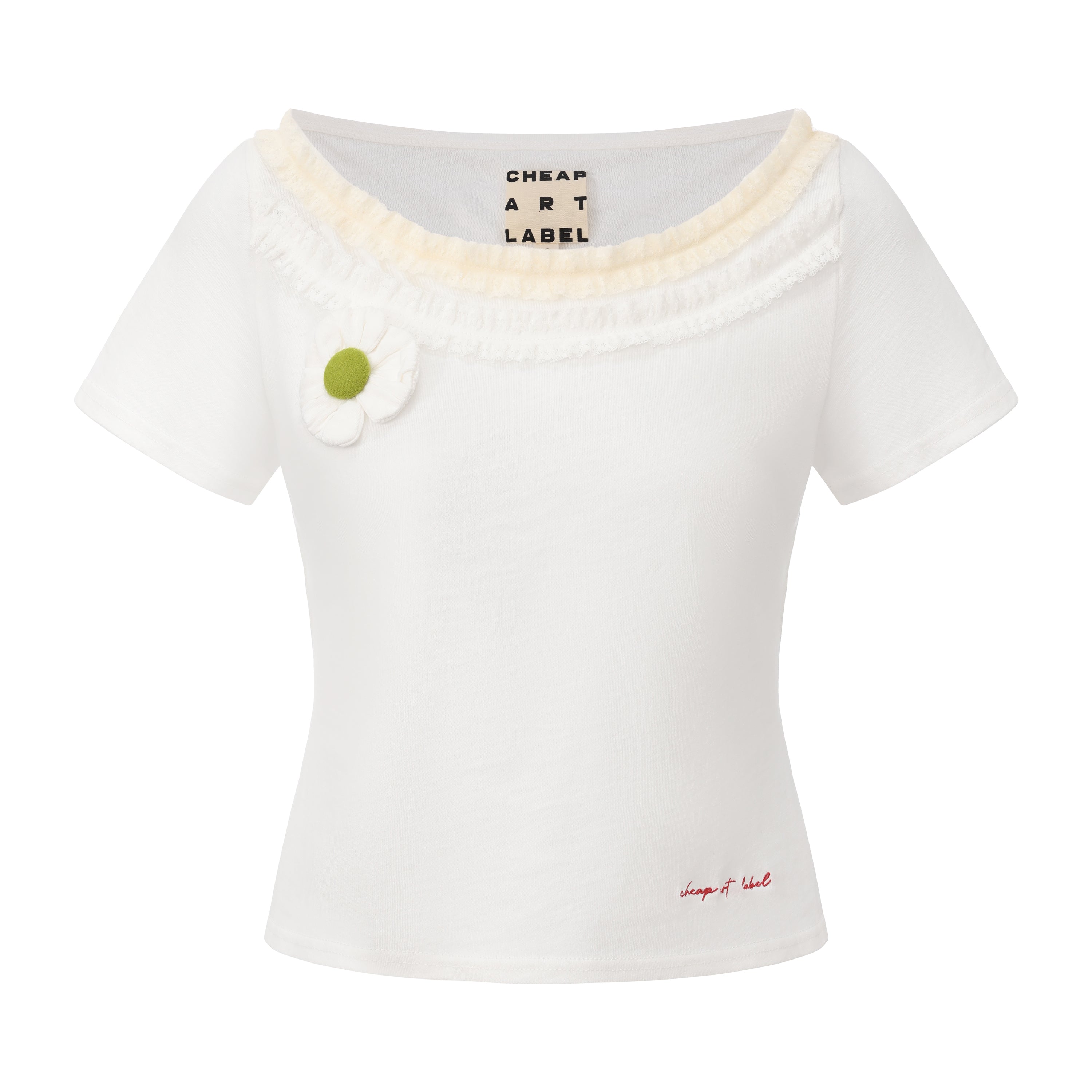 Flower Ruffle T-shirt